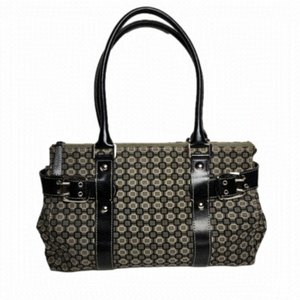 Purse Handbag Y2K Shoulder bag Tan Black color Buckles NINE WEST